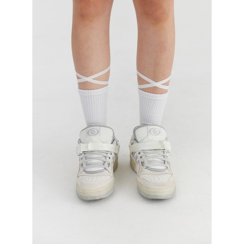 Strap Socks CS326|White|Black|One Size