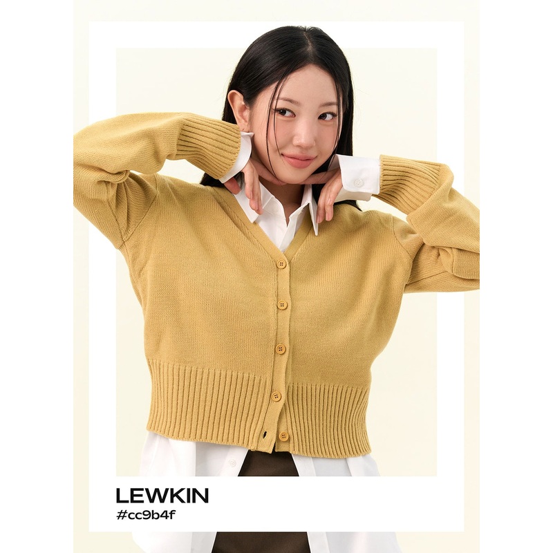 V-Neck Buttoned Cardigan IO317