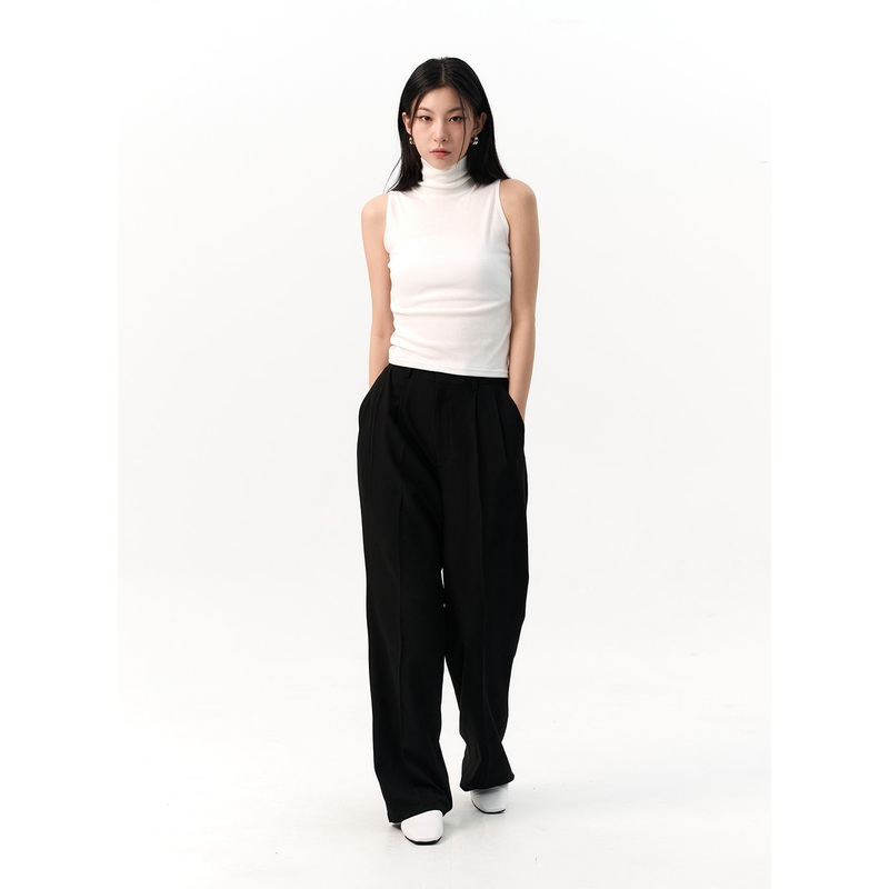 Wide-Fit Pintuck Trousers IO320