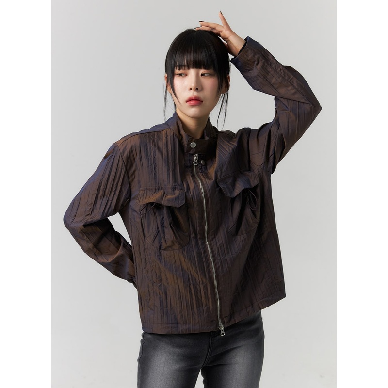 Zip-Up Long Sleeve Jacket CS318
