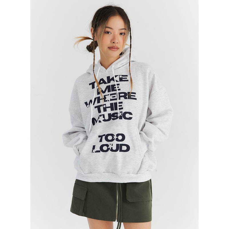 Graphic Oversized Hoodie Sweatshirt CN310