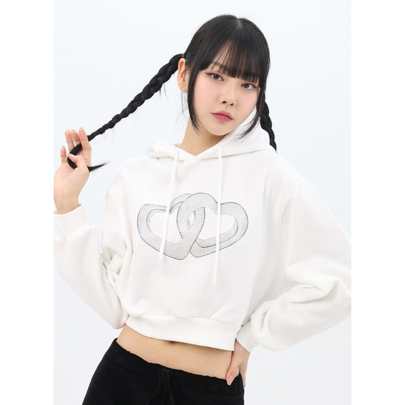 Heart Graphic Hoodie Sweatshirt IN314