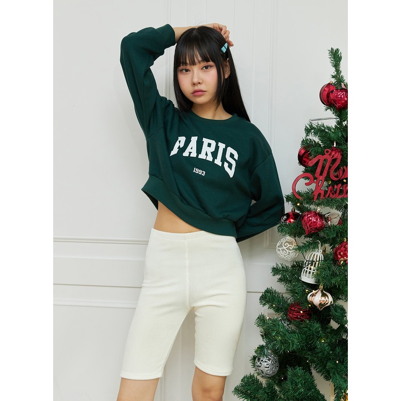 Ribbed Knit Biker Shorts IN323