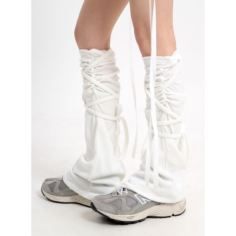Shirring Wide Fit Leg Warmers CN321