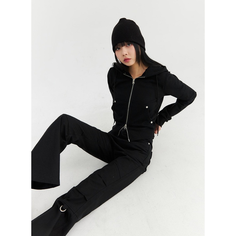 Two-Way Zip-Up Hoodie Jacket CN306