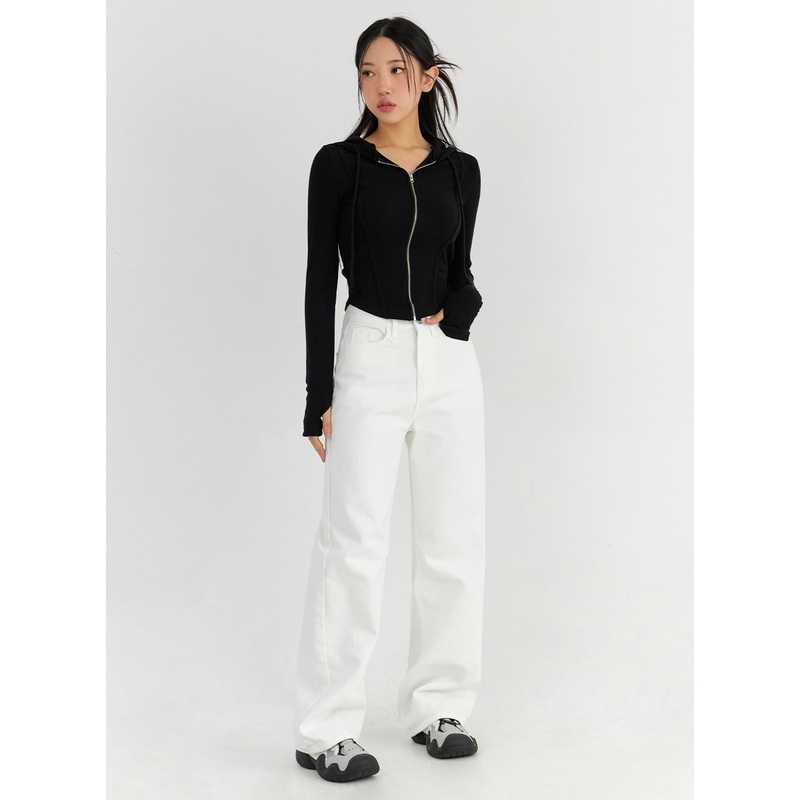 Wide Fit Cotton Pants CO327|White|Black|Beige|S|M|L