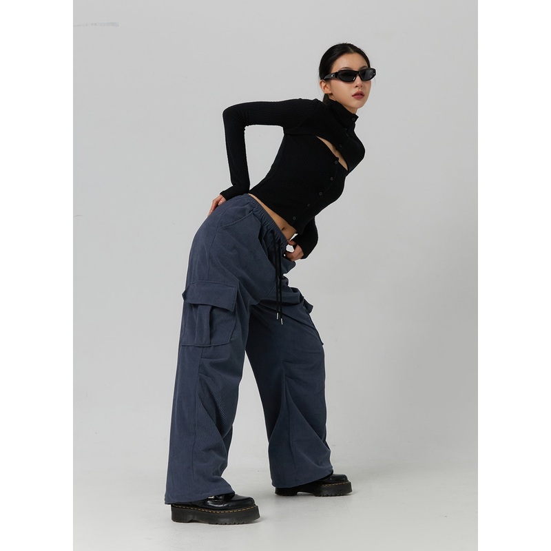 Corduroy Cargo Street Pants ID305