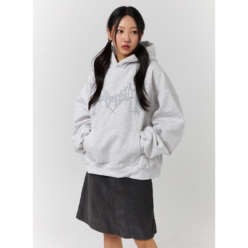 Cozy Graphic Oversized Hoodie CD328