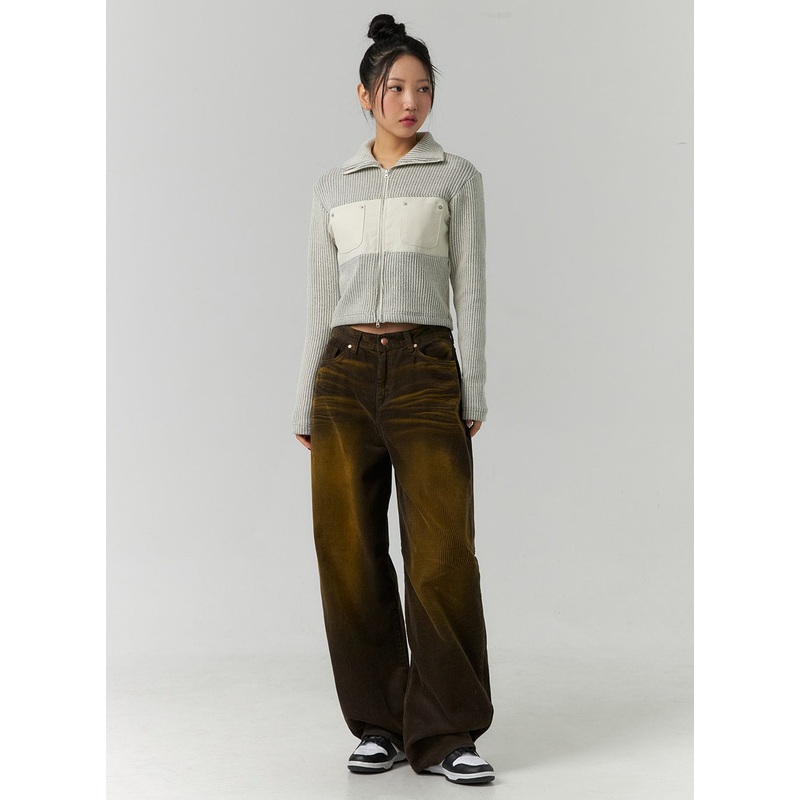 Mid-Rise Barrel Leg Jeans CD304