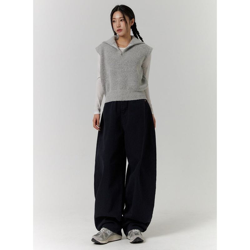 Parachute Pants CD312|Dark blue|Dark beige|Dark brown|S|M|L