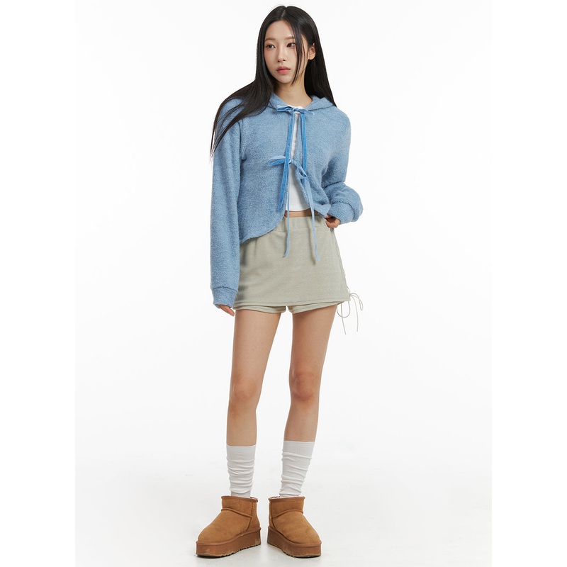 Ribbon X Strap Terry Skorts CJ408