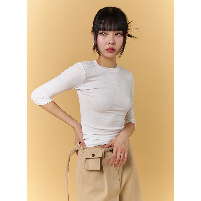 Slim Fit Half Sleeve Top CJ404