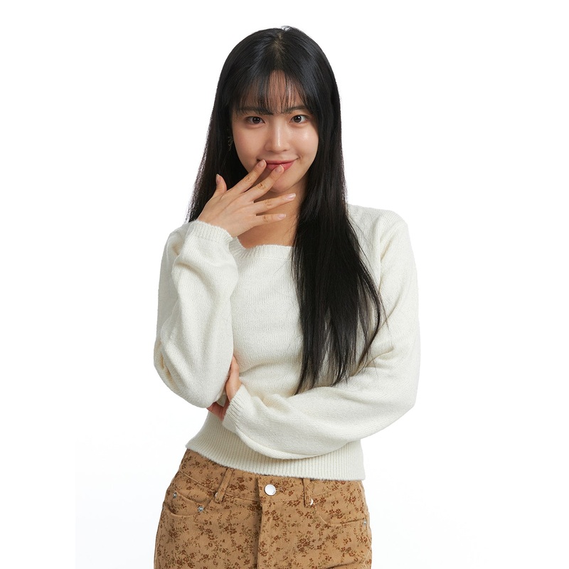 Square Neck Knit Sweater OD329
