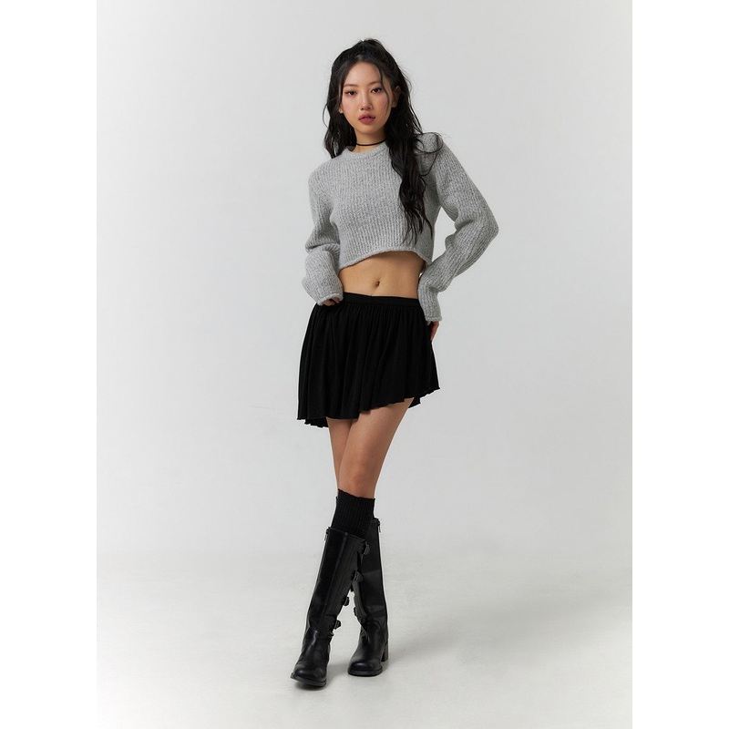 Asymmetrical Frill Mini Skirt CF405