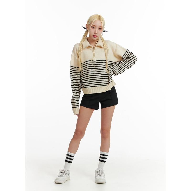 Basic Shorts IF408|Black|White|S|M|L