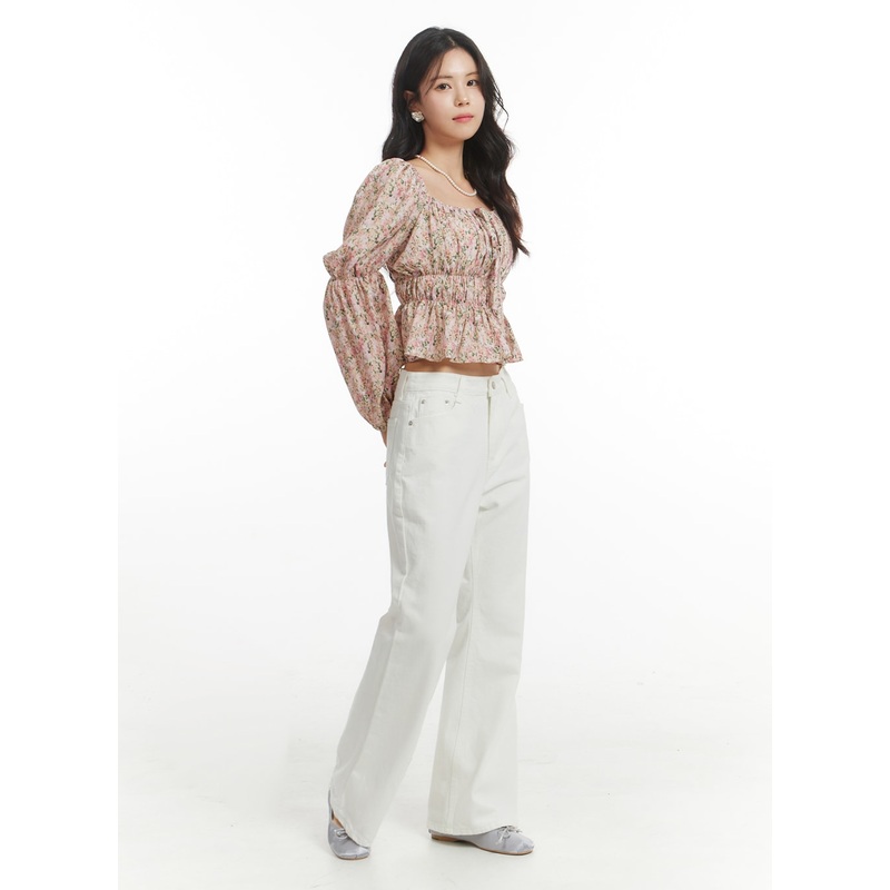 Basic Straight Leg Bootcut Pants OM405