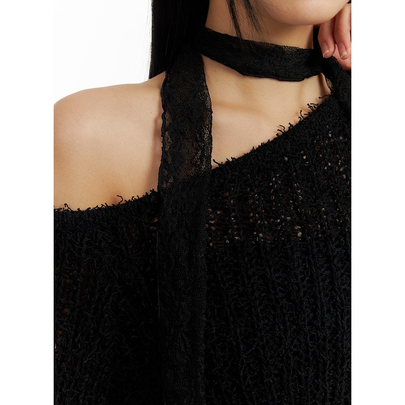 Elegant Laced Thin Scarf CM406