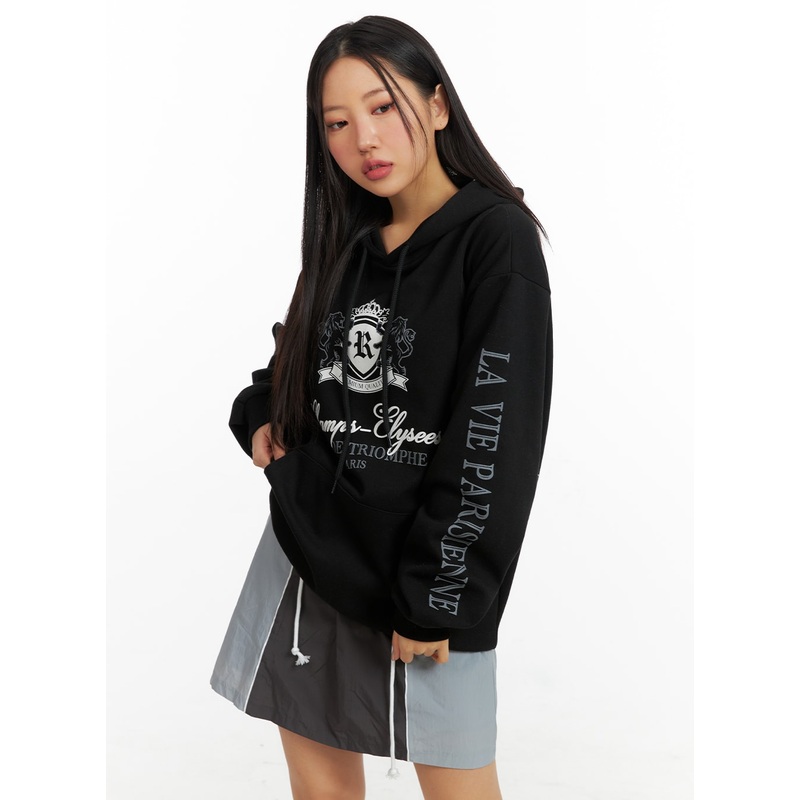 Oversized Graphic Hoodie CF414