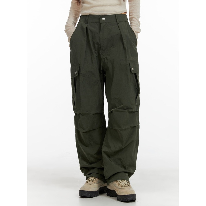 Cargo Wide Leg Trousers (UNISEX) CM411