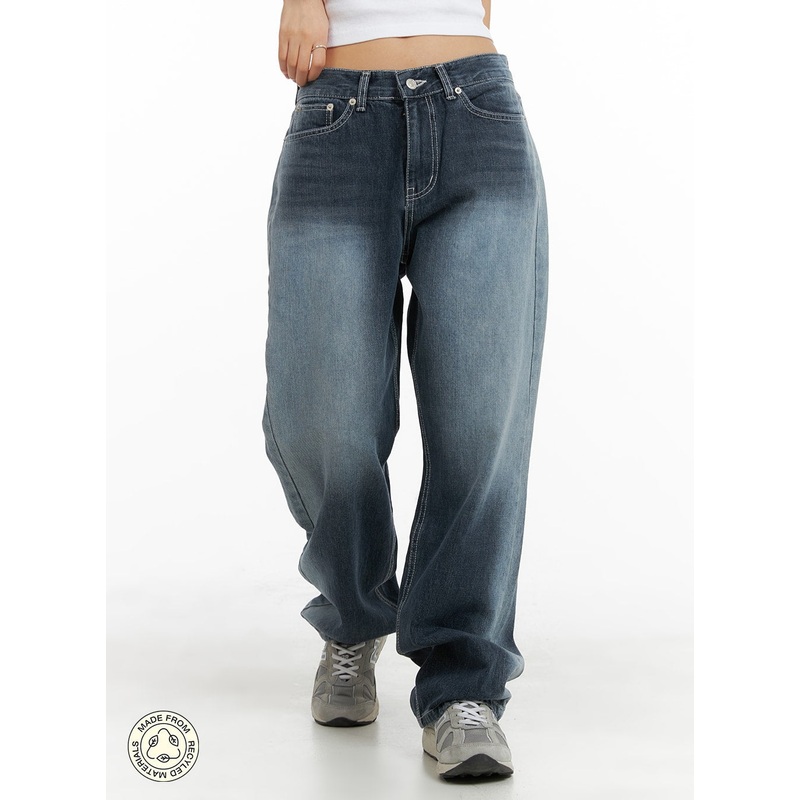 Recycled Wide Baggy Jeans (Unisex) CM425