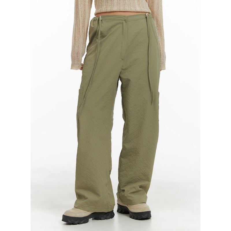 String Straight Leg Pants CM422