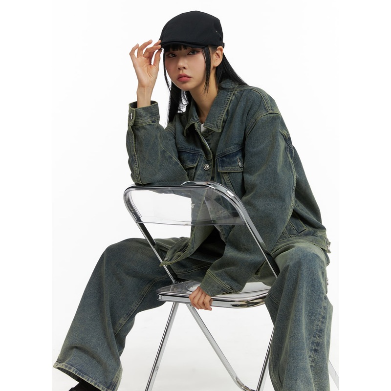 Vintage Denim Jacket (UNISEX) CM407