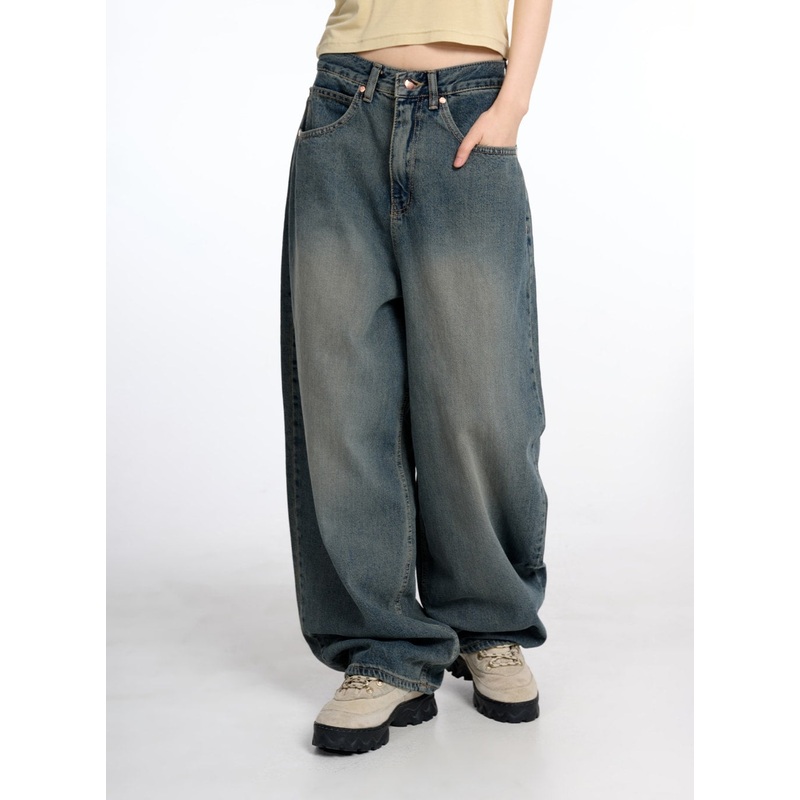 Vintage Low Rise Baggy Jeans CM415