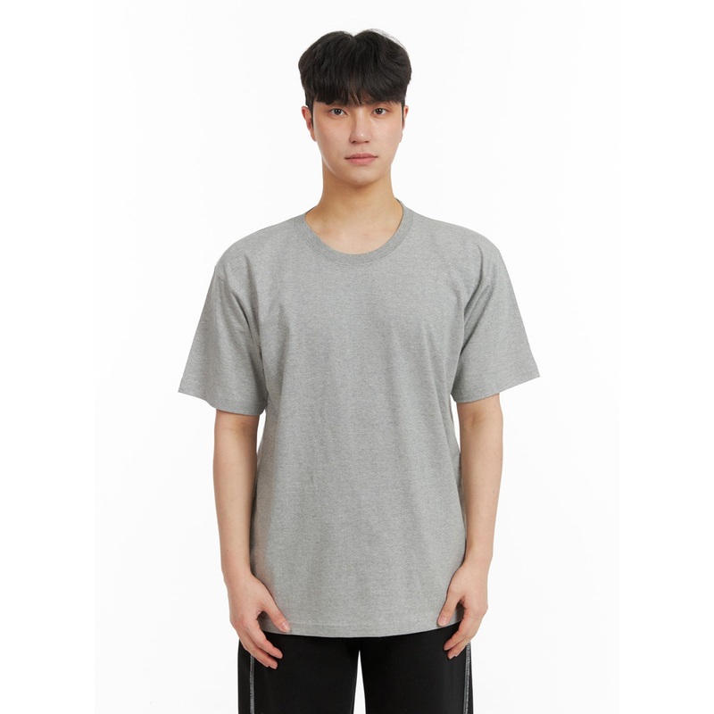 Men’s Basic Short Sleeve T-Shirt IA402 / Gray
