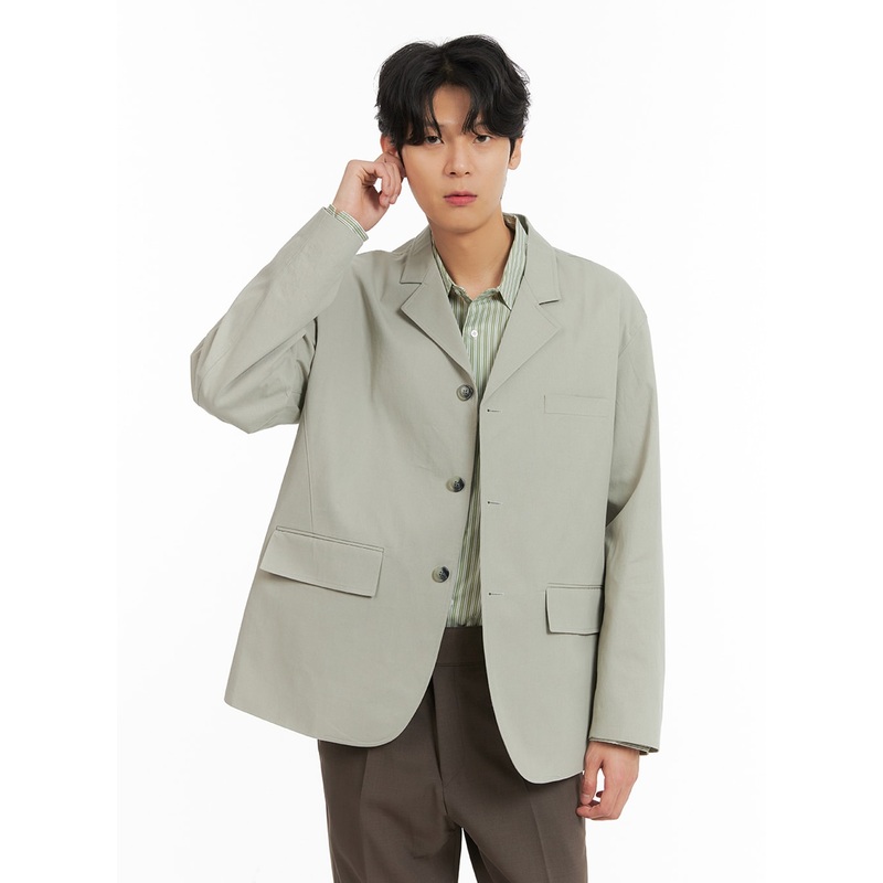 Men’s Basic Straight Fit Jacket IA401