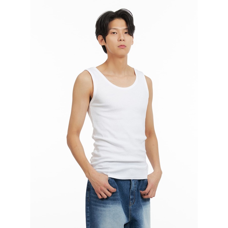 Men’s Basic U Neck Tank Top IA402