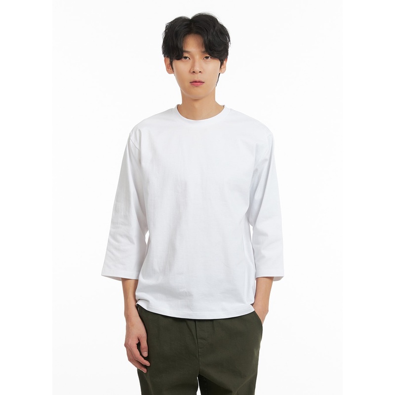 Men’s Cotton Classic Round Neck T-Shirt IA401