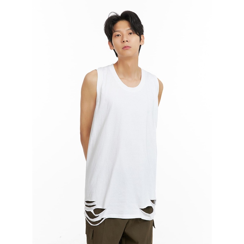 Men’s Cut-Out Sleeveless Top IA402
