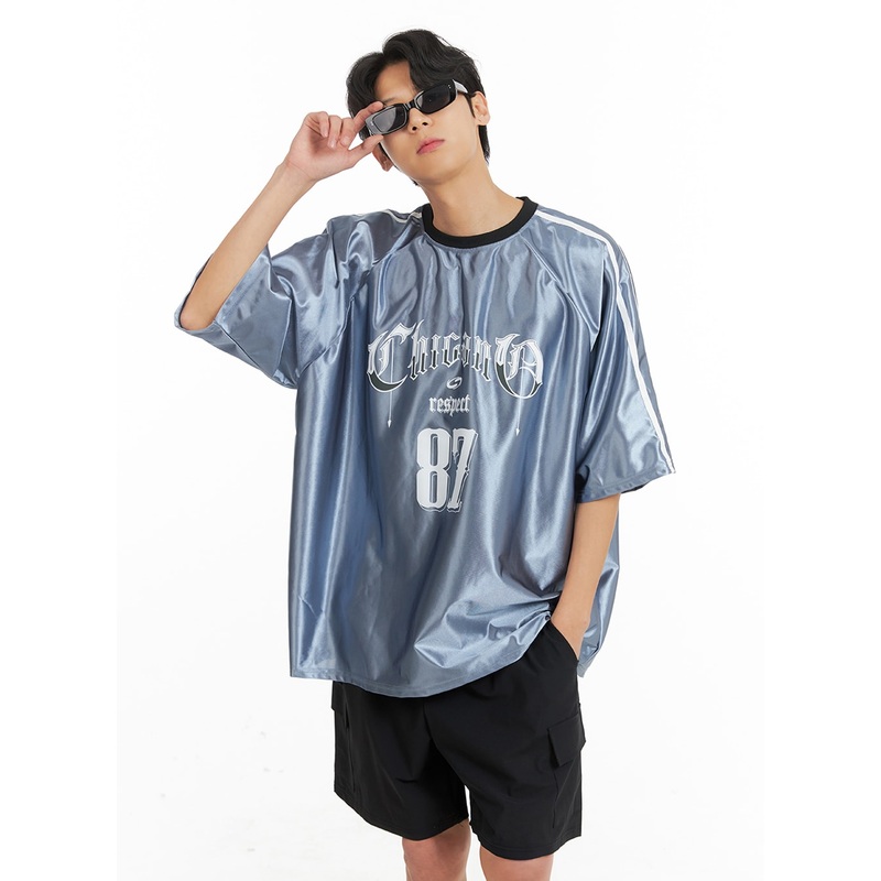 Men’s Metallic Graphic Top IA401