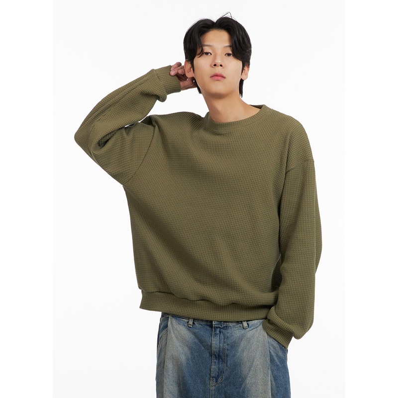 Men’s Waffle Knit Sweater IA402