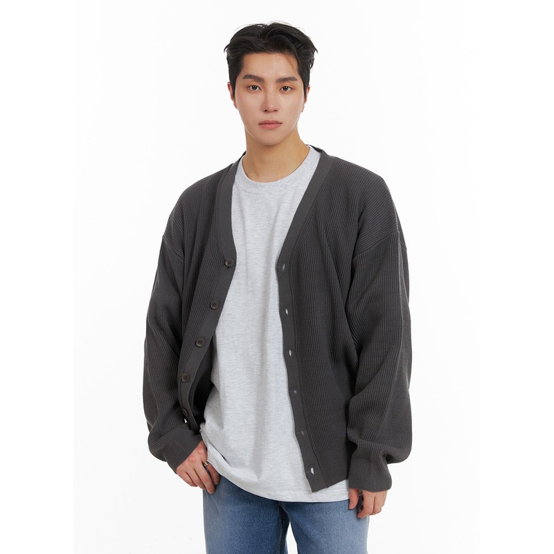 Men’s Wool Blend Cardigan IA401