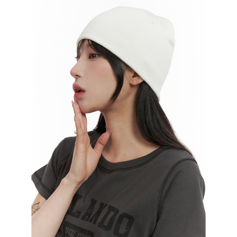 Basic Beanie CA430|Light beige|Gray|Black|One Size