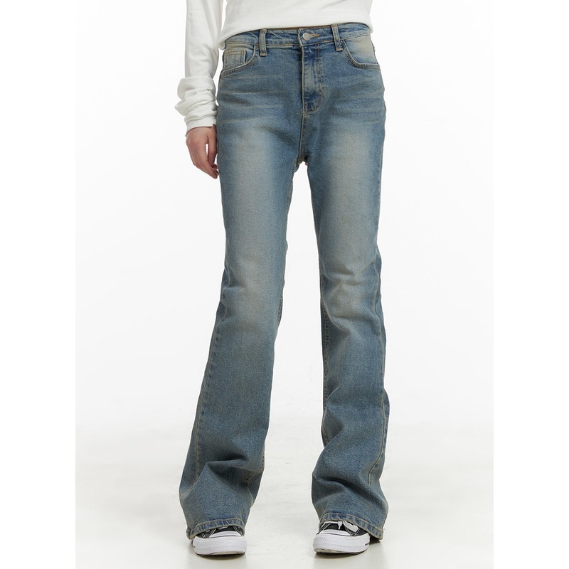 Slim Fit Bootcut Jeans CA419|Blue|S|M|L