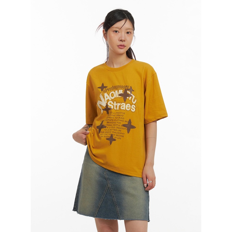 Acubi Oversized Graphic T-Shirt IY410