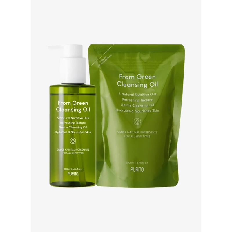 From Green Cleansing Oil (Set) (400ml)