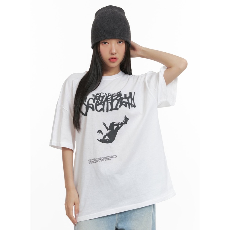 Graphic Oversized T-Shirt CY423