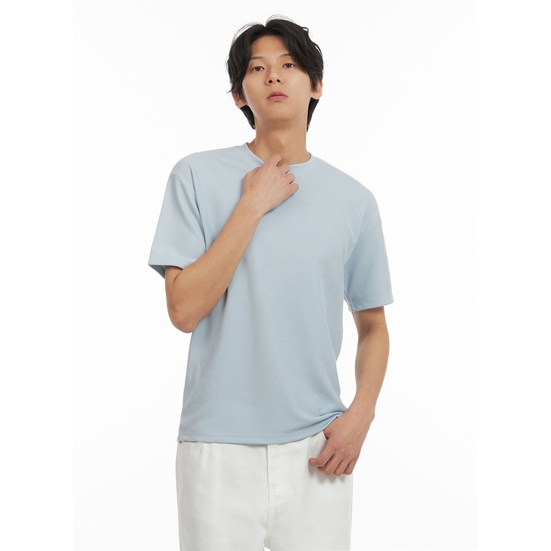 Men’s Basic T-Shirt (Light Blue) IY410