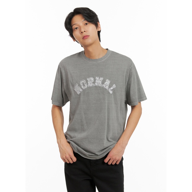 Men’s Crew Neck Embroidered Top IY416