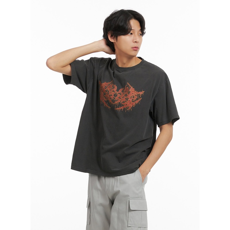 Men’s Washed Graphic T-Shirt IY416