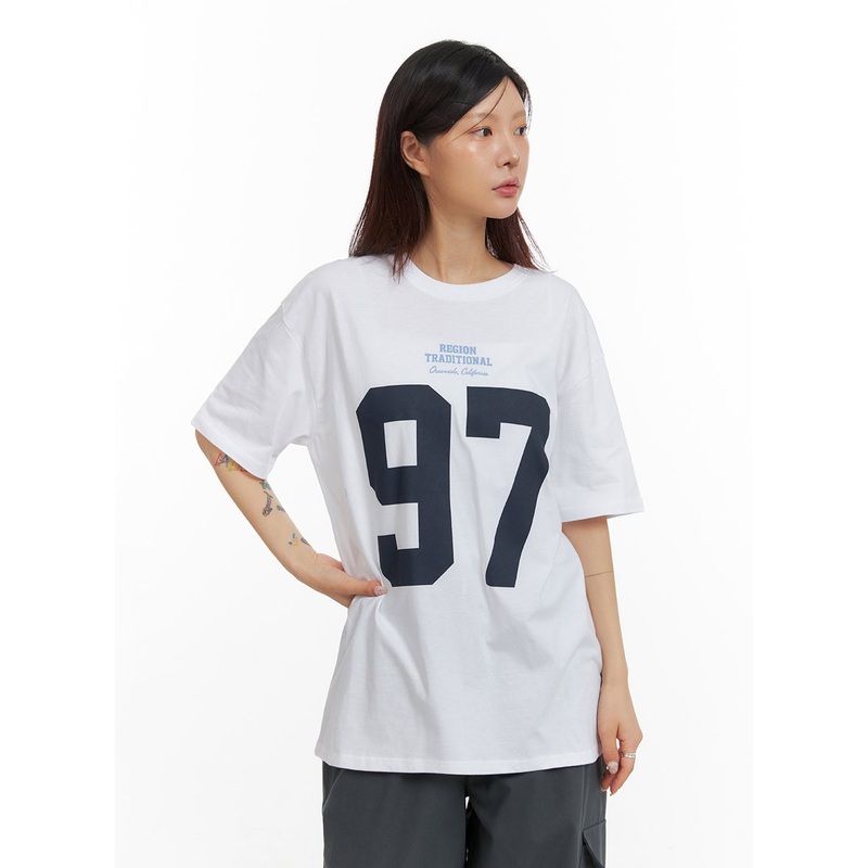 Oversized Graphic T-Shirt IY410