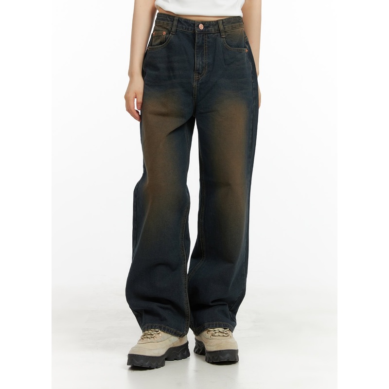 Vintage Baggy Jeans CY414|Blue|S|M|L