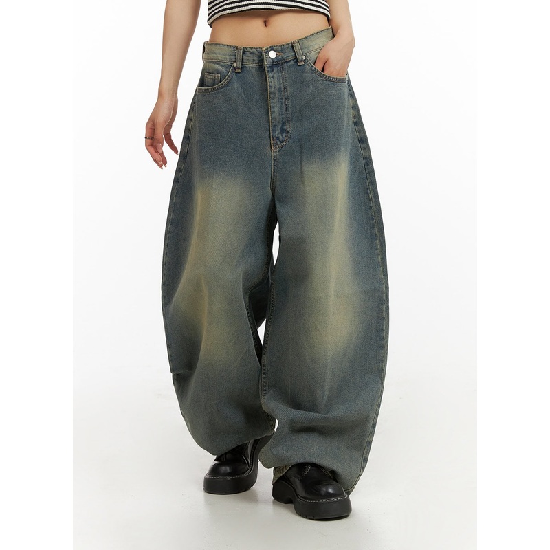 Vintage Wide Fit Baggy Jeans CY407