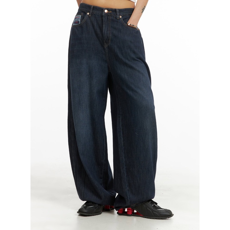 Wide Fit Baggy Jeans CY423|Blue|S|M|L
