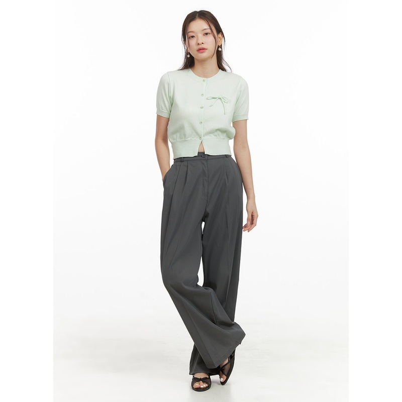 Wide Fit Trousers with Banding OY421
