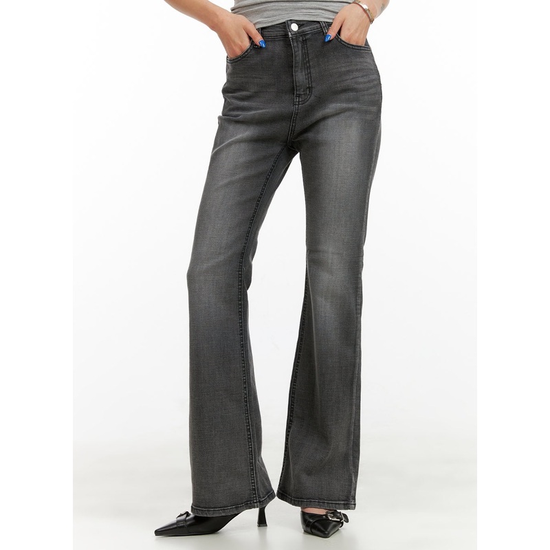 Basic Low Rise Bootcut Jeans CY431