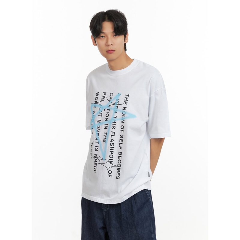 Men’s Cotton Comfort Graphic T-Shirt IY431